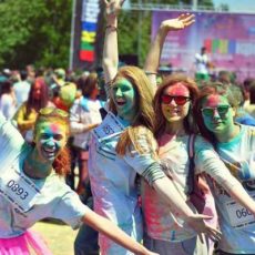 В Шымкенте прошел самый красочный забег