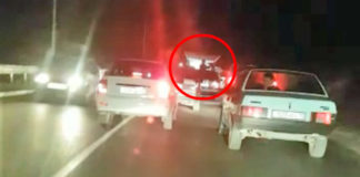 Свадебный кортеж в Шымкенте устроил беспредел с оружием на дороге (видео)