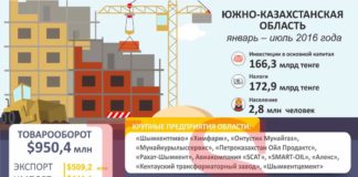 На чем зарабатывает Южно-Казахстанская область. Инфографика