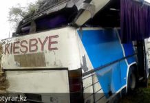 На печально известной трассе в ЮКО произошло очередное смертельное ДТП