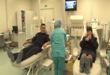 200 полицейских ЮКО и Шымкента сдали кровь для пострадавших в ДТП