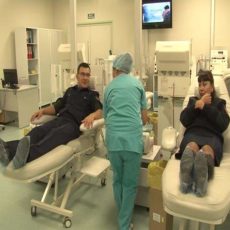 200 полицейских ЮКО и Шымкента сдали кровь для пострадавших в ДТП
