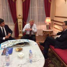 Аким Шымкента Габидулла Абдрахимов представил в Лондоне проект Shymkent city