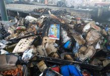 Рынок в Махтааральском районе ЮКО сгорел в считанные минуты