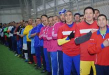 В Шымкенте проходит минифутбольный турнир на кубок акима города