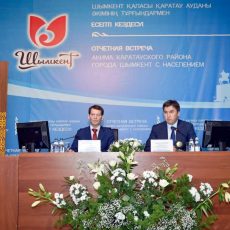 Новые школы откроются в Каратауском районе Шымкента Отчетная встреча акима Каратауского района
