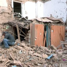 От взрыва обрушился дом в Шымкенте