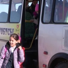 Школьные автобусы развозят учеников в Шымкенте с нового года Школьные автобусы появились в Шымкенте