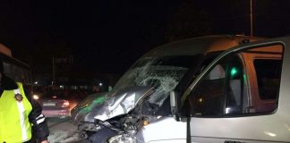 В Шымкенте столкнулись пассажирский автобус и маршрутка, полные людей