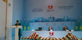 Состоялась главная отчетная встреча акима Шымкента с народом Состоялась главная отчетная встреча акима Шымкента с народом