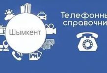 Справочник полезных контактов управлений и служб Шымкента на 2025 год