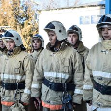 Один день из жизни шымкентского пожарного Один день из жизни шымкентского пожарного