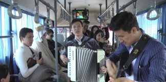 Кыдыр-ата благословил пассажиров городских автобусов (видео)