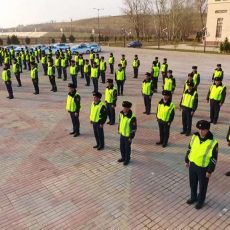 МПС Шымкента поздравила всех женщин с праздником оригинальным построением МПС Шымкента поздравила всех женщин с праздником оригинальным построением