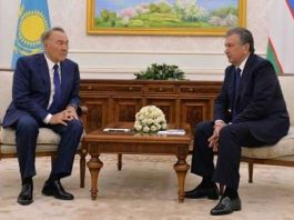 Президенты Казахстана и Узбекистана в Акорде