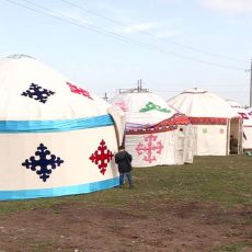 В шымкентском ауле Жулдыз выбирали лучшую юрту Лучшую юрту выбирали в Жулдызе