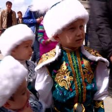 Наурыз в Шымкенте Самые маленькие гости Наурыза в Шымкенте