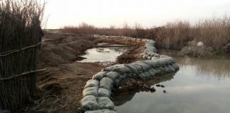 Обильные дожди в ЮКО привели к подтоплениям и разрушениям Укрепление берегов реки