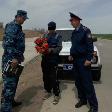 В ЮКО торгуют краснокнижными тюльпанами Задержан мужчина с тюльпанами