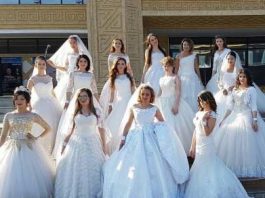 Парад невест в Шымкенте