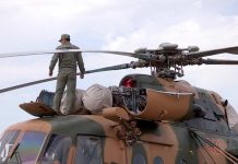 Боевые вертолеты и самолеты ЮКО готовятся к параду Победы Авиабаза готовится к параду Победы