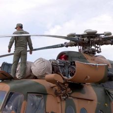 Боевые вертолеты и самолеты ЮКО готовятся к параду Победы Авиабаза готовится к параду Победы