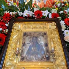 В Шымкент привезли икону «Умягчение злых сердец» Икона "Умягчение злых сердец"