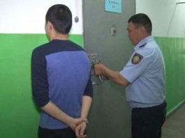 Задержанный в Туркестане домушник
