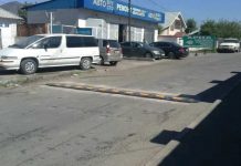 В Шымкенте устанавливают «лежачих полицейских» Лежачие полицейские в Шымкенте