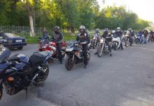 В Шымкенте байкеры проводили в путь погибшего в ДТП мотоциклиста Байкеры на Карте Героев