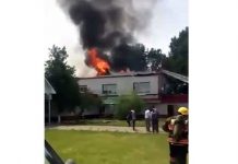 В шымкентском психоневрологическом диспансере произошел крупный пожар Пожар в психоневрологическом диспансере