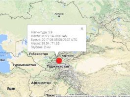 Землетрясение в таджикистане