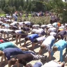 В Шымкенте установили «Рекорд Победы» — 72 000 отжиманий за раз В Шымкенте установили "Рекорд Победы" - 72 000 отжиманий за раз