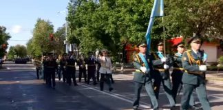 500 солдат торжественно прошагали в Шымкенте в честь Дня защитника Отечества 500 солдат торжественно прошагали в Шымкенте в честь Дня защитника Отечества