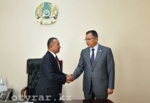 В Сайрамском районе ЮКО новый аким В Сайрамском районе ЮКО новый аким