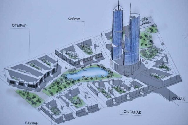 В Шымкенте возведут 57-этажные небоскребы