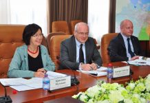 Аким ЮКО встретился с Председателем Парламентской ассамблеи ОБСЕ Кристиной Муттонен Кристина Муттонен в Шымкенте