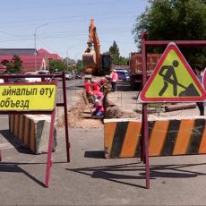 Как в Шымкенте идет реконструкция улицы Байтурсынова Движение автотранспорта по улице Байтурсынова будет ограничено всё лето