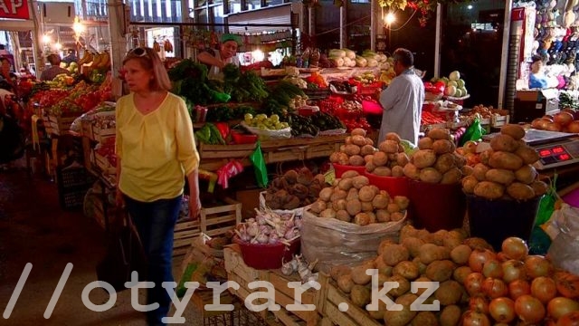 На шымкентских базарах цены на продукты неуклонно стремятся вверх