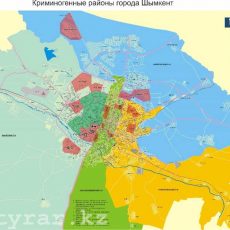 В Шымкенте названы самые криминогенные улицы и микрорайоны Криминогенные районы Шымкента