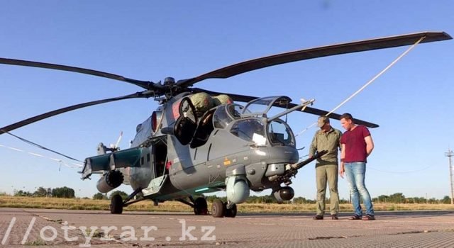 Границы ЮКО охраняют современные военные вертолеты и истребители