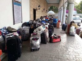 Багаж туристов в Турции