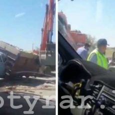 В Сети появилось видео последствий ДТП, погубившего депутата и советника акима ЮКО