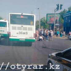 В Шымкенте по факту наезда автобуса на пешехода возбуждено уголовное дело В Шымкенте по факту наезда на пешехода возбуждено уголовное дело