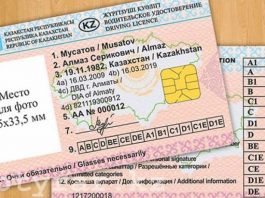 Водительские удостоверения казахстанцев будут признавать во всех странах ЕАЭС