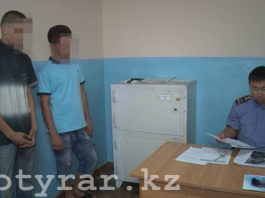 Полицейские Шымкента задержали подозреваемых в серии краж из дачных домов