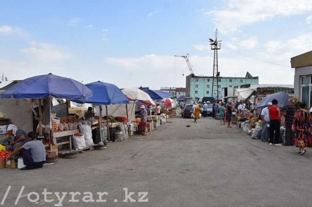 Универсальный рынок «Қазыбек» перенесут за пределы Шымкента