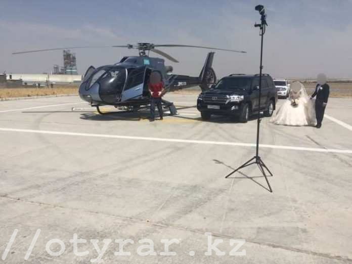 Свадьба с вертолетом