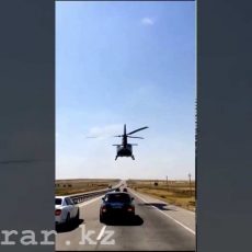 Вертолет из свадебного кортежа в ЮКО не нарушал правил полетов Пафосный Шымкент: свадебный кортеж сопровождает вертолет