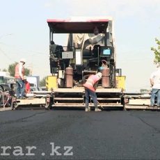 В Шымкенте временно перекрыто Темирлановское шоссе Строители вынуждены перекрывать частями Темирлановское шоссе для укладки асфальта